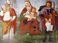 32 Madonna in trono col Bambino tra San Nicolae San Sebastiano