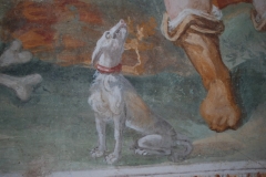 65a Particolare -Cane rabbioso e piede di San Vito