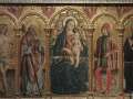 238a Madonna con il Bambino e i Santi Sebastiano, Fortunato, Severo e Chiara da Montefalco